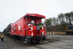 Santa Poses for this railfan!!!!